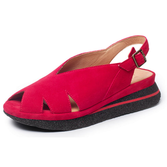 April In Red Kid Suede