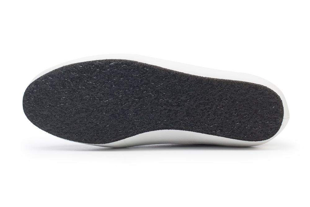 Belle In Black Kid Suede/White Plonge Leather