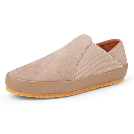Caitlyn In Taupe Water Resistant Suede