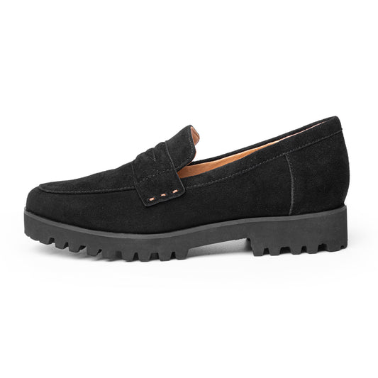 Martha In Black Suede