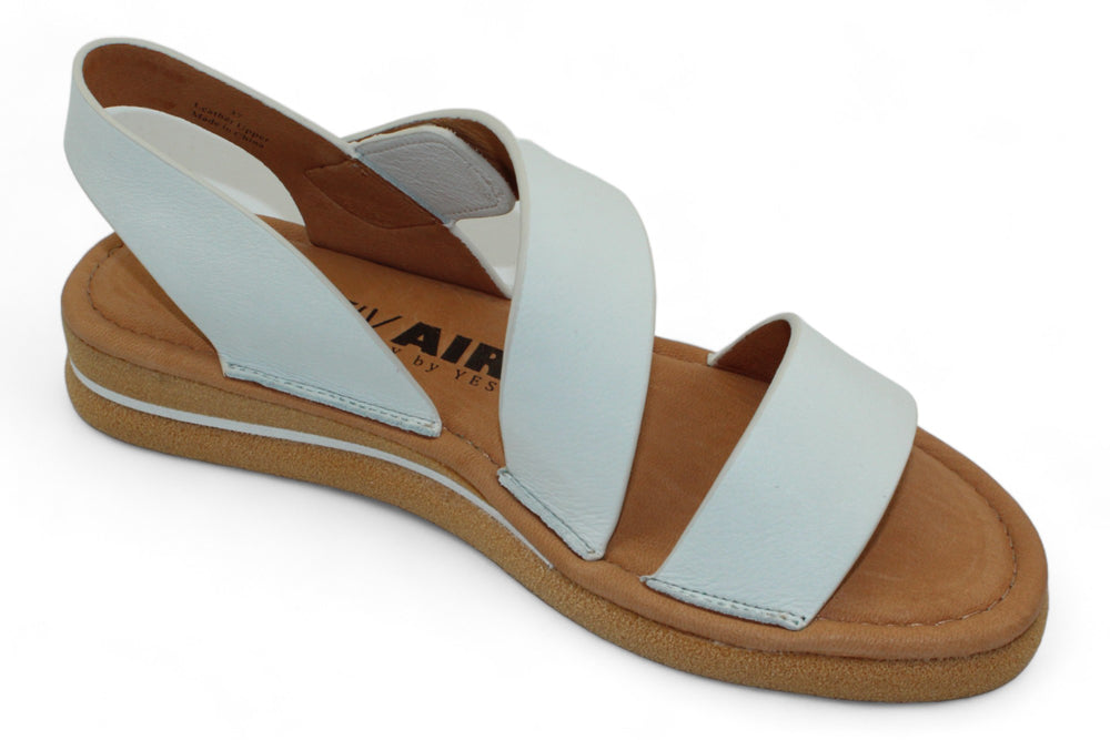 Nebula In White Plonge Leather