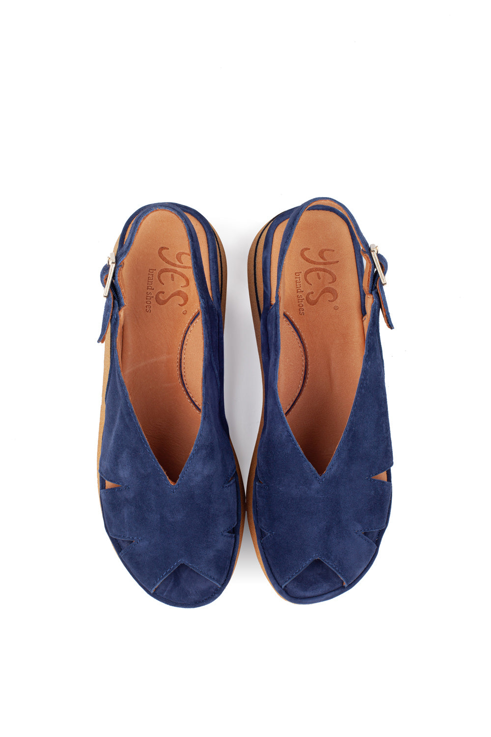 April In Navy Blue Kid Suede