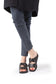 Linda In Black Plonge Leather