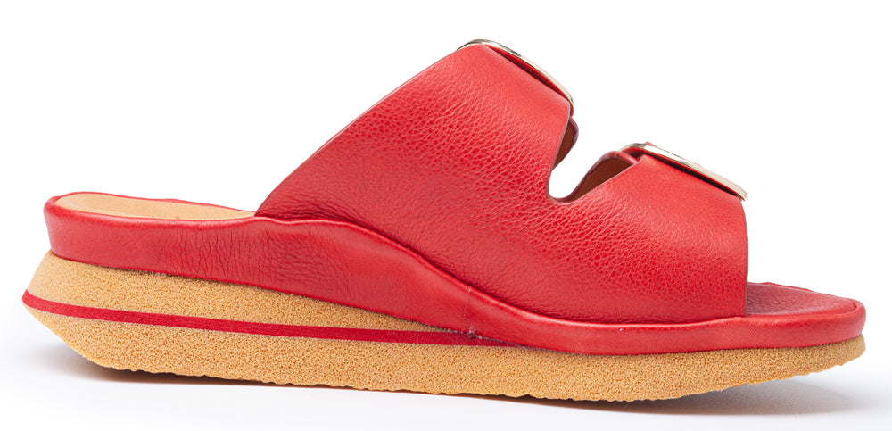 Linda In Red Plonge Leather