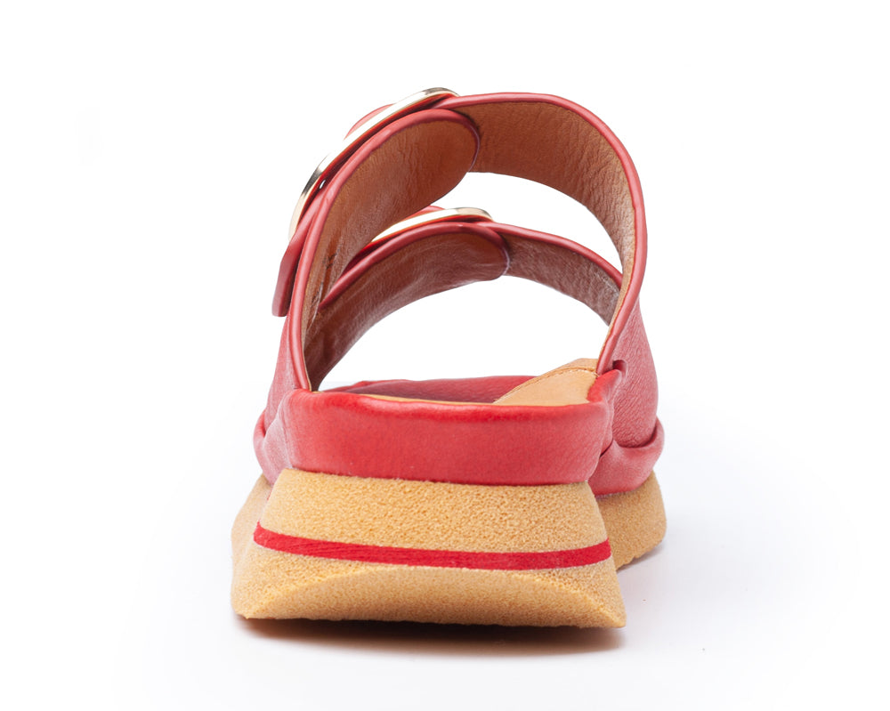 Linda In Red Plonge Leather