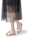 Linda In White Plonge Leather