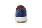 Belle In Navy Blue Kid Suede/White Plonge Leather
