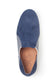 Belle In Navy Blue Kid Suede/White Plonge Leather