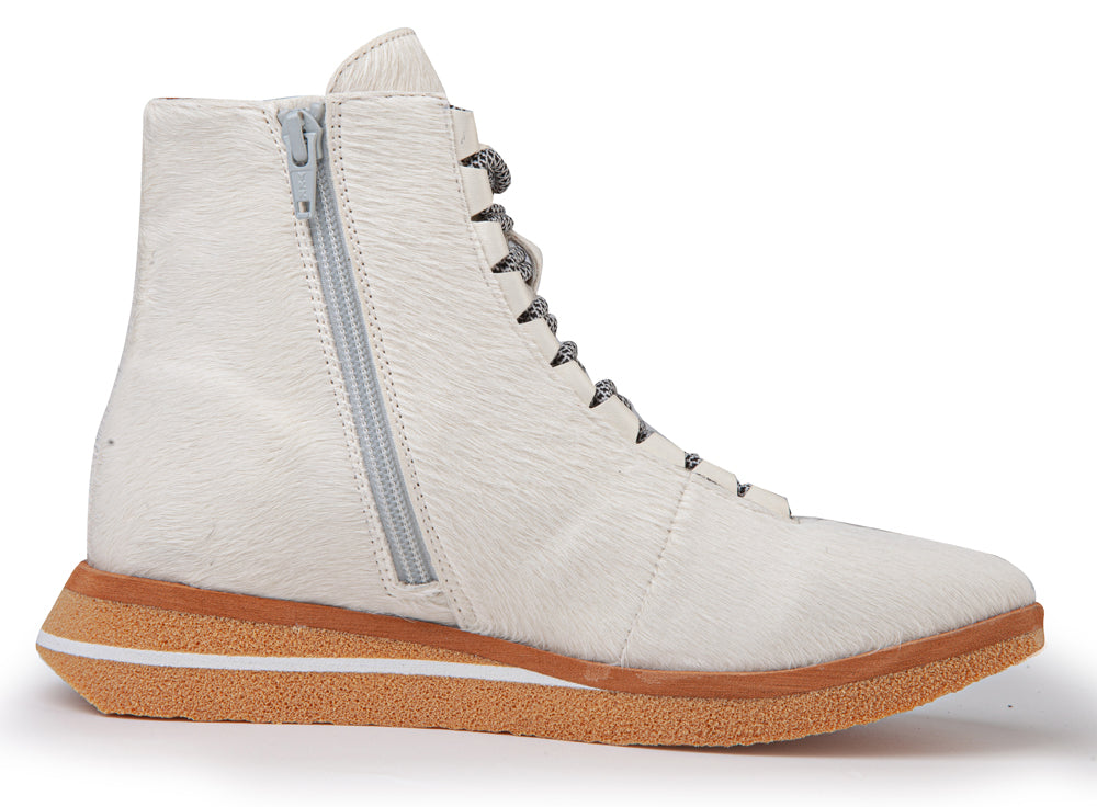 Brenda In White Water Resistant Hair Calf