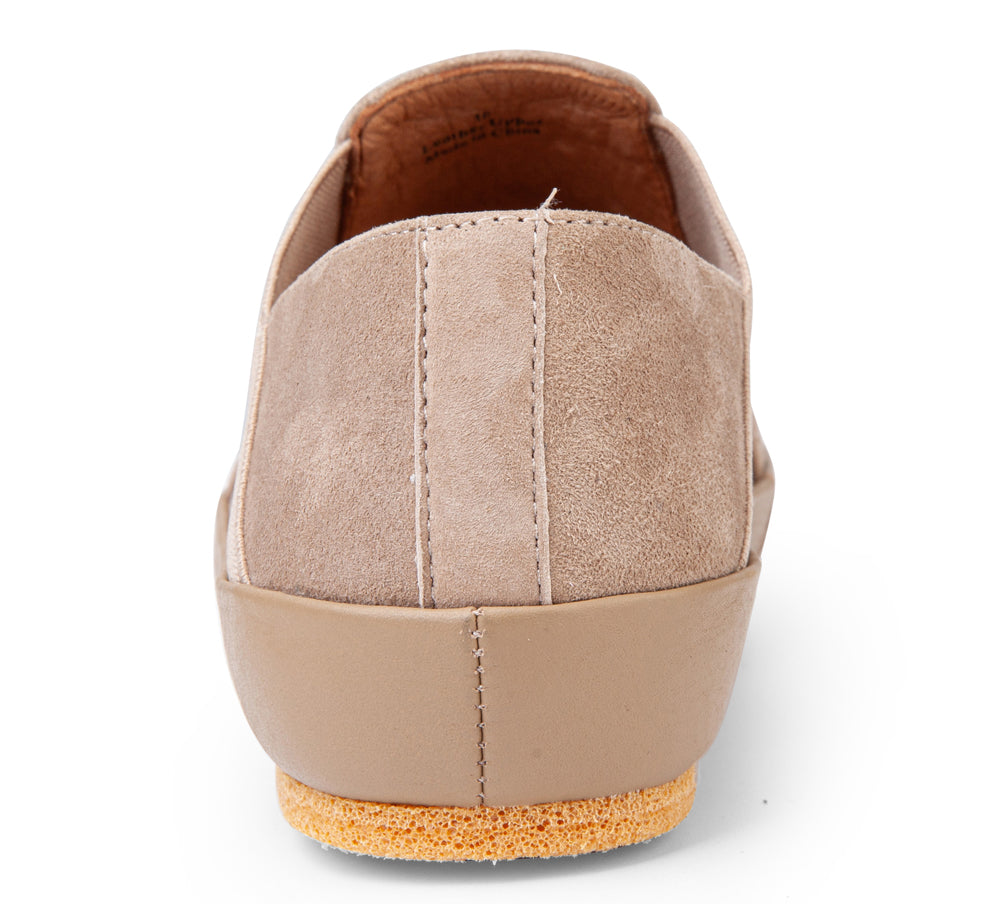 Caitlyn In Taupe Water Resistant Suede