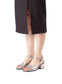 Camilla In Pewter Metallic Leather