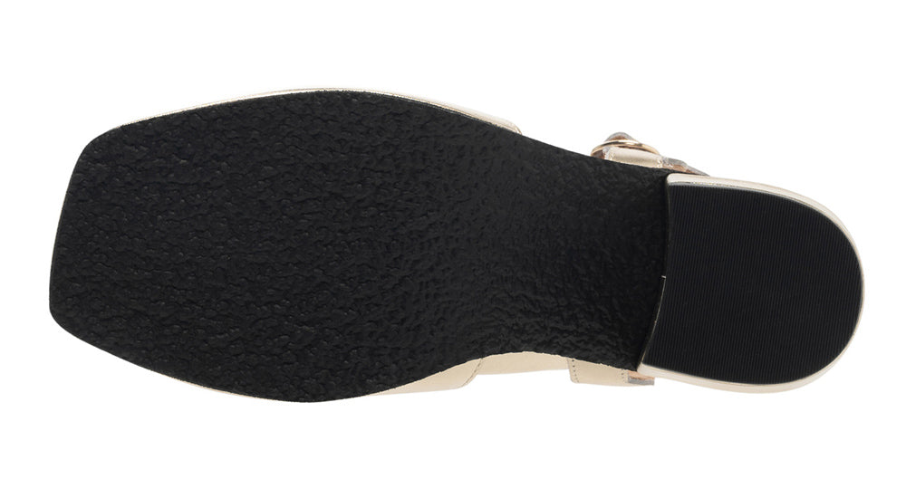 Camilla In Soft Gold Metallic Leather