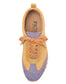 Caren In Purple/Orange/Yellow Suede