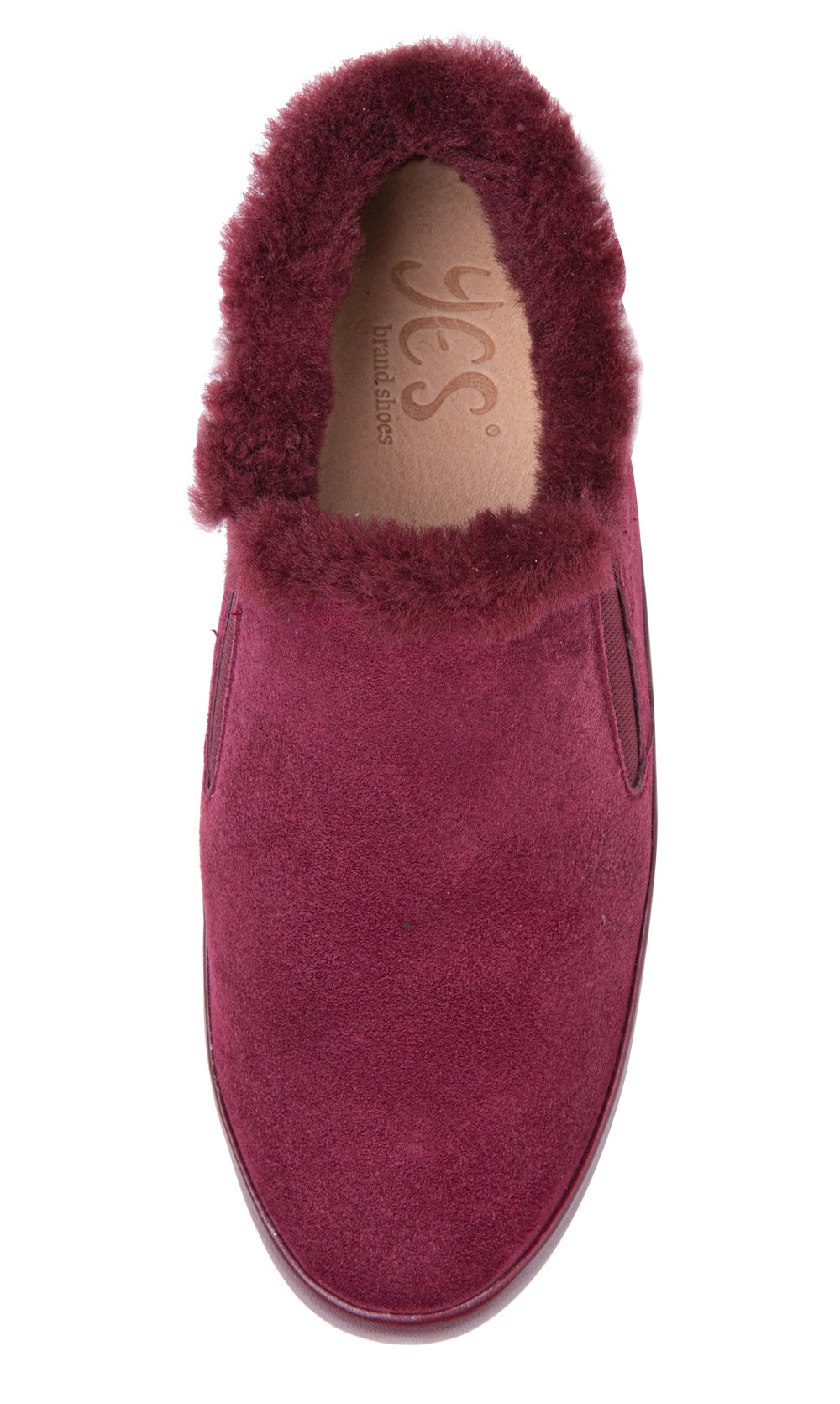 Cynthia 2 In Mulberry Water Resistant Suede/Mulberry Fur