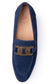 Dakota In Navy Blue Kid Suede