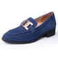 Dakota In Navy Blue Kid Suede