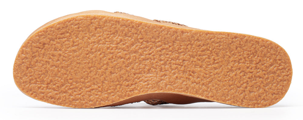 Diane In Natural Woven Leather/Plonge Leather