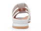 Diane In White Woven Leather/Plonge Leather