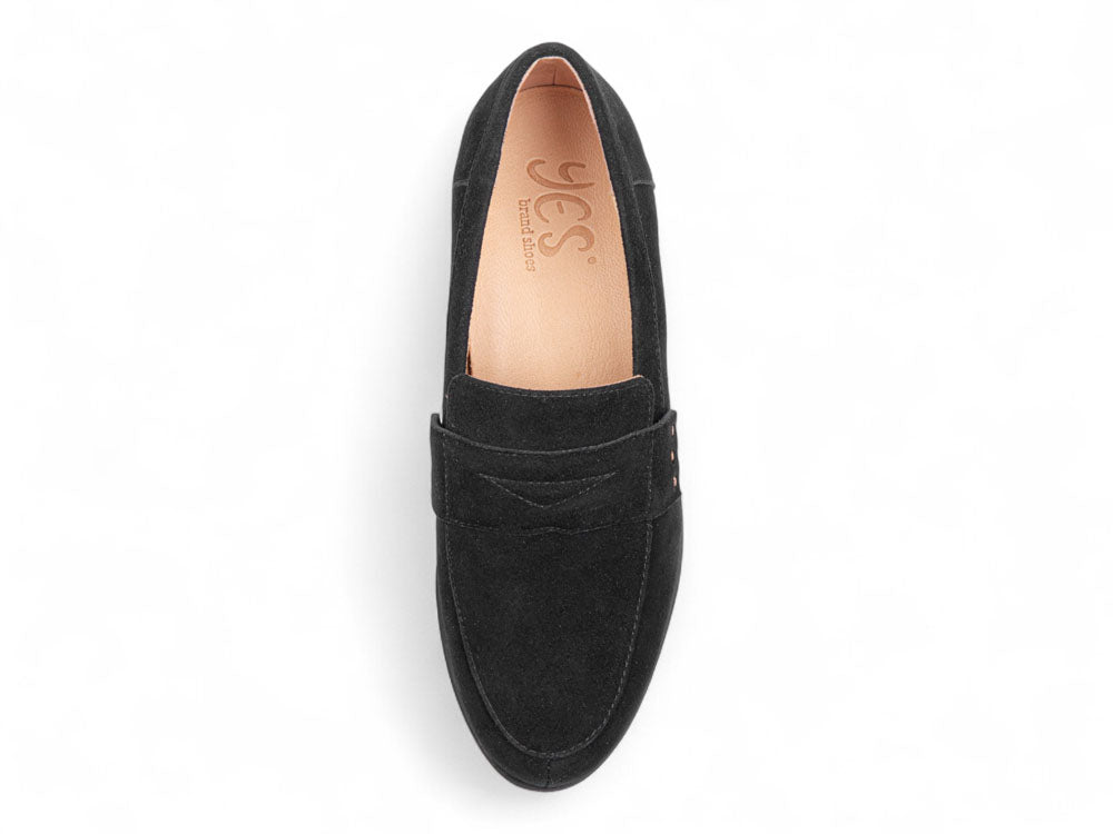 Martha In Black Suede