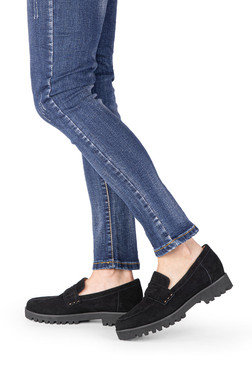 Martha In Black Suede