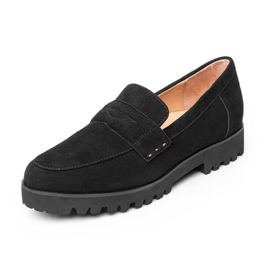 Martha In Black Suede