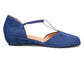Patsy In Navy Blue Kid Suede