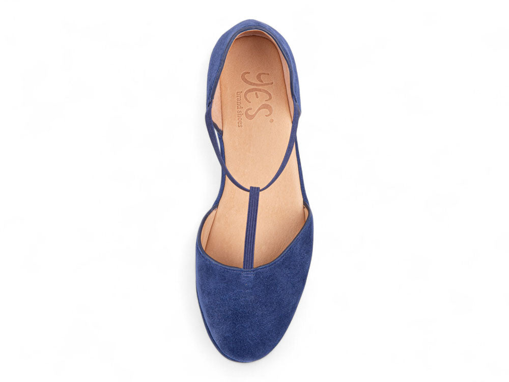 Patsy In Navy Blue Kid Suede