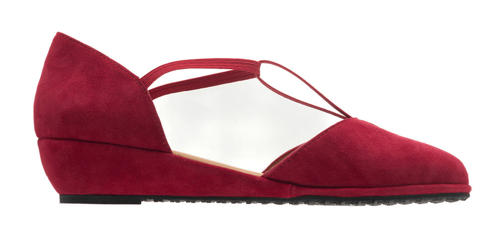 Patsy In Red Kid Suede