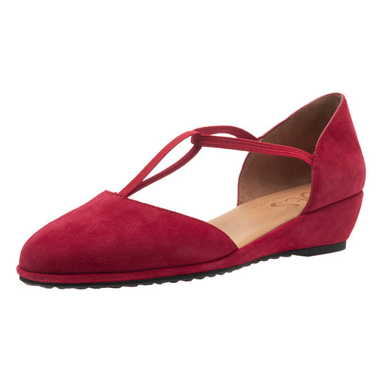 Patsy In Red Kid Suede