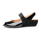 Paula In Black Patent Leather/Suede