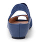 Paula In Navy Blue Kid Suede/Plonge Leather