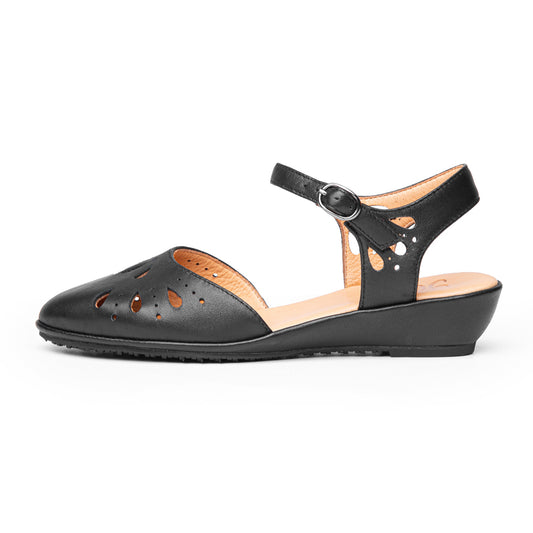 Pearl In Black Nappa Leather