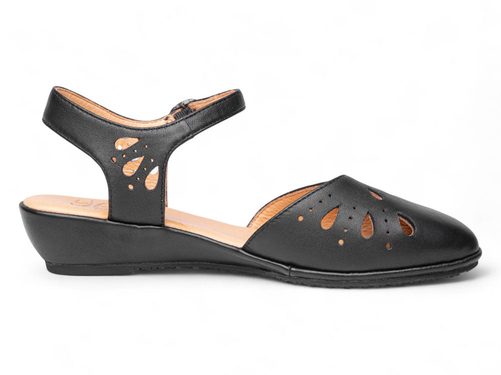 Pearl In Black Nappa Leather