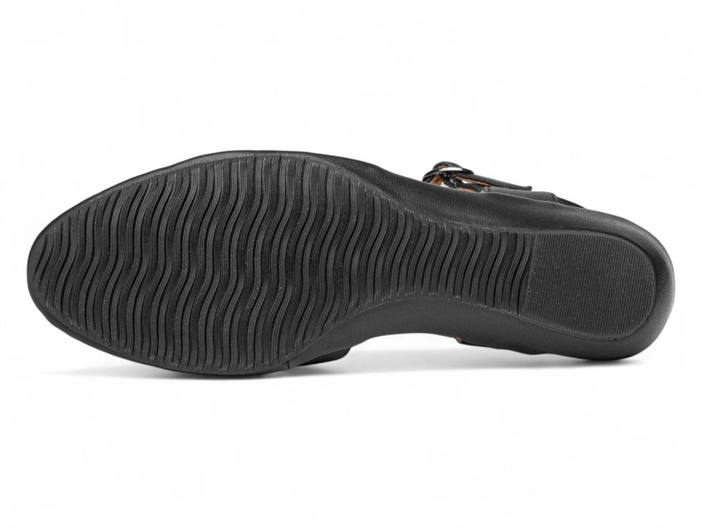 Pearl In Black Nappa Leather