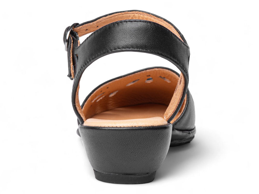 Pearl In Black Nappa Leather