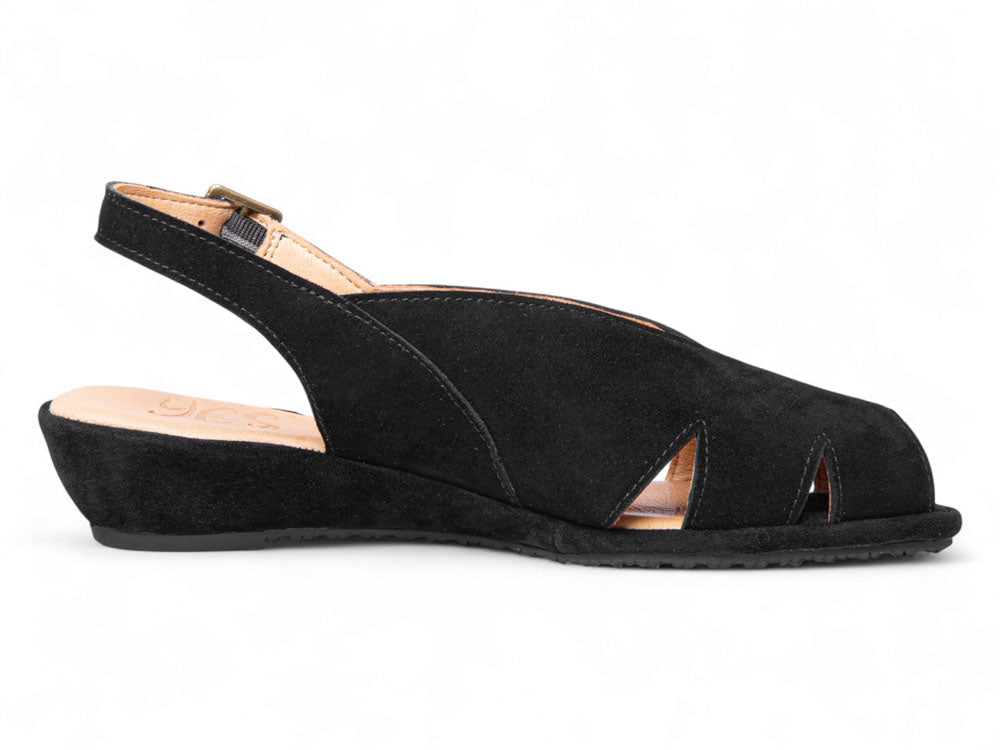 Perry In Black Kid Suede