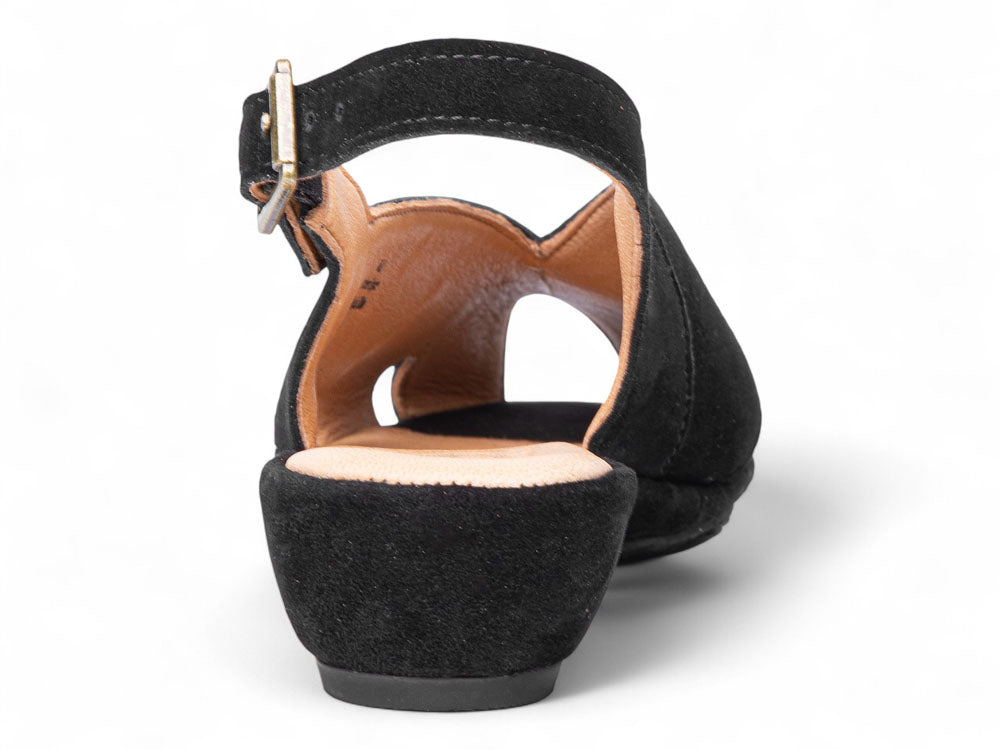 Perry In Black Kid Suede