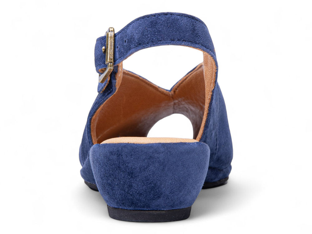 Perry In Navy Blue Kid Suede