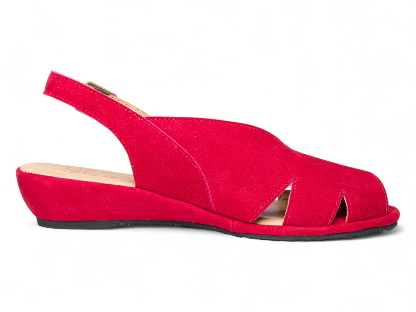 Perry In Red Kid Suede