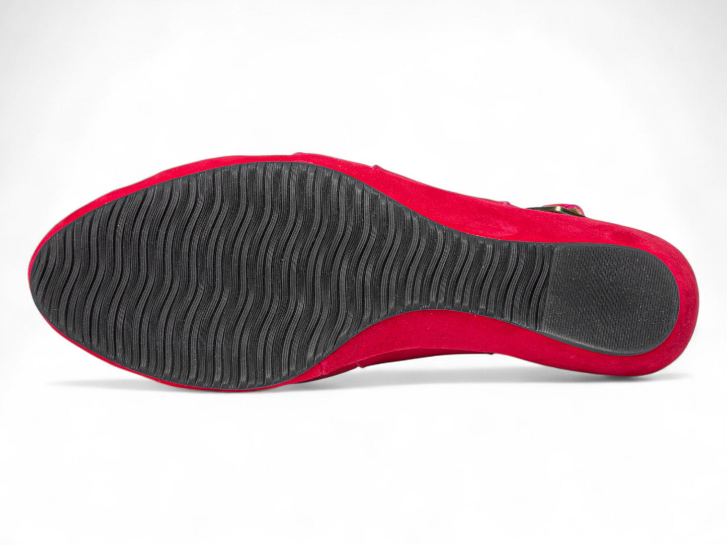 Perry In Red Kid Suede