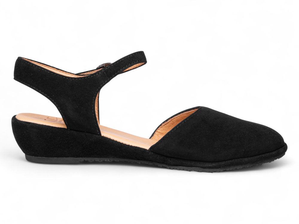 Petra In Black Kid Suede
