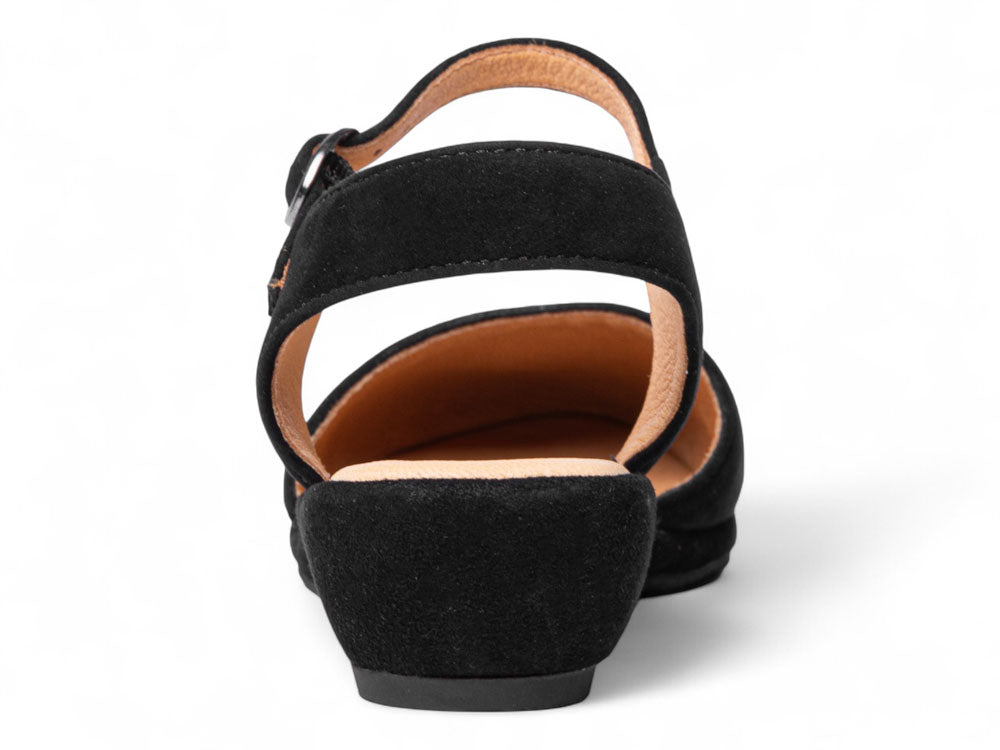 Petra In Black Kid Suede